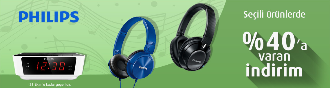 Philips Seçili Ürünlerde %40'a Varan İndirim
