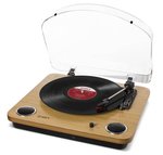 Ion Audio MaxLP Speakerli  Açik Renk Ahsap Pikap
