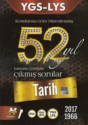 Ygs Lys Tarih 52 Yil Tamami Cozumlu Cikmis Sorular Kolektif Fiyati Satin Al Idefix