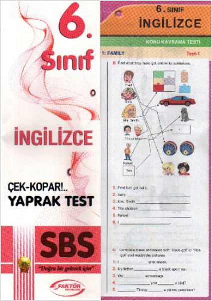 6. Sınıf Çek-Kopar Yaprak Test SBS İngilizce.pdf