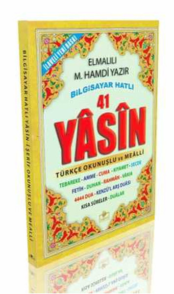 Fihristli 41 Yasin - Namaz Sureleri ve Dualar - Hafız Boy.pdf