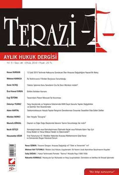 Terazi Aylık Hukuk Dergisi - Sayı 49.pdf