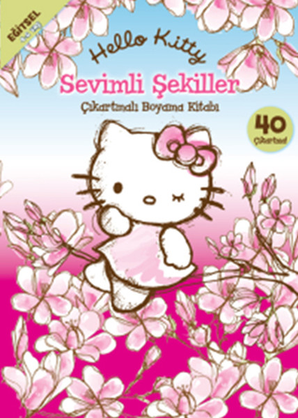 Hello Kitty Sevimli Şekiller Çıkartmalı Boyama Kitabı.pdf