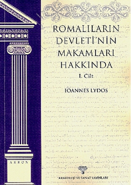 Romalıların Devletinin Makamları Hakkında I.Cilt.pdf