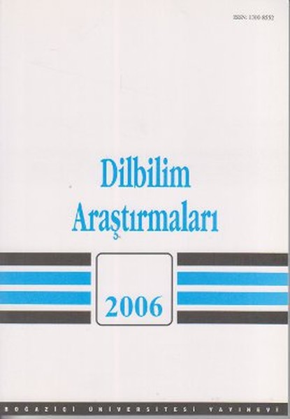 Dilbilim Araştırmaları 2006.pdf
