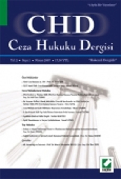 CHD Ceza Hukuku Dergisi Yıl: 1 Sayı: 2.pdf