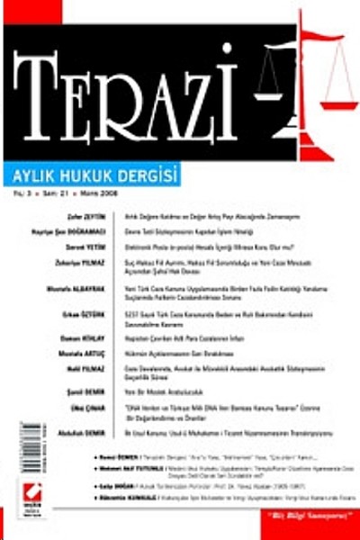 Terazi Aylık Hukuk Dergisi Yıl: 3 Sayı: 21 Mayıs 2008.pdf