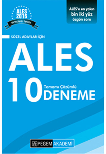 ALES Sözel Adaylar için Tamamı Çözümlü 10 Deneme 2016.pdf