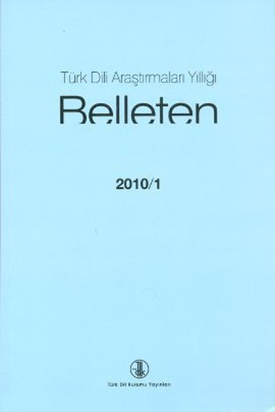 Türk Dili Araştırmaları Yıllığı - Belleten 2010 / 1.pdf
