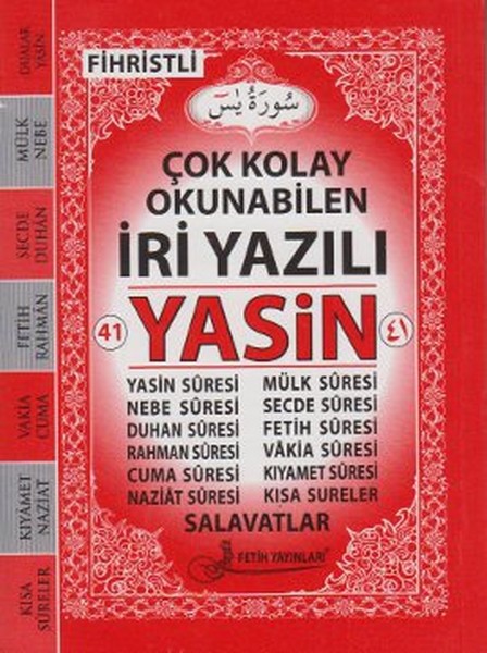 Çok Kolay Okunabilen İri Yazılı 41 Yasin - Çanta Boy (Kod Fo14).pdf