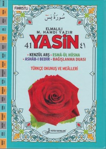 41 Yasin Türkçe Okunuş ve Mealleri - Rahle Boy (Mavi Güllü - Kod Fo31).pdf