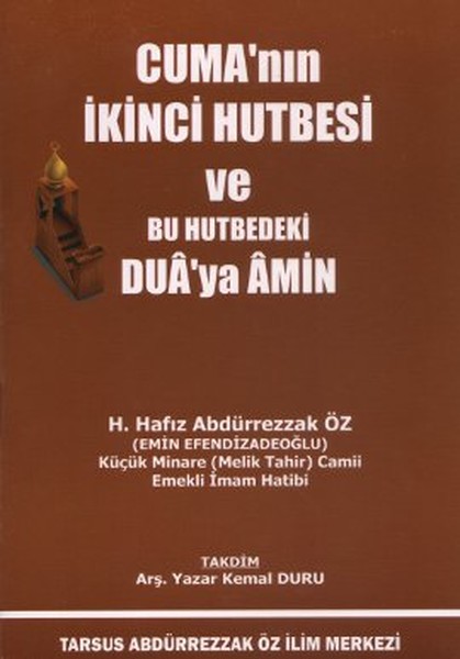 Cumanın İkinci Hutbesi ve Bu Hutbedeki Duaya Amin.pdf