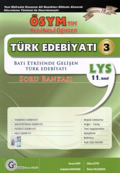 LYS 11. Sınıf ÖSYM Tipi Yeni Nesil Öğreten Türk Edebiyatı 3 Soru Bankası.pdf