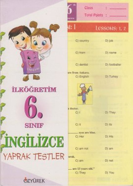 İngilizce Yaprak Testler 6. Sınıf.pdf
