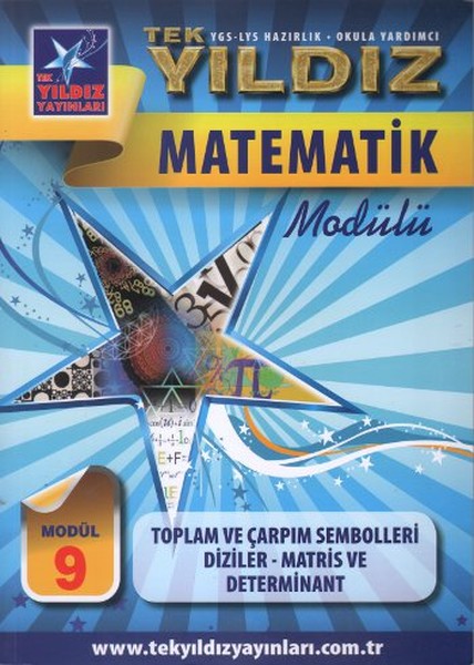 Matematik Modülü 9 - Toplam ve Çarpım Sembolleri, Diziler, Matris ve Determinant.pdf