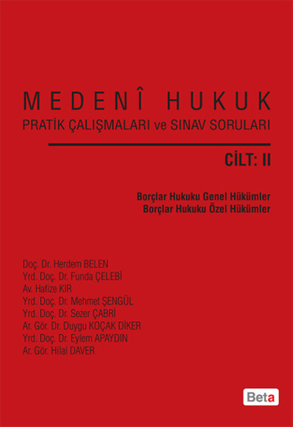 Medeni Hukuk Pratik Çalışmaları ve Sınav Soruları (Cilt 2).pdf