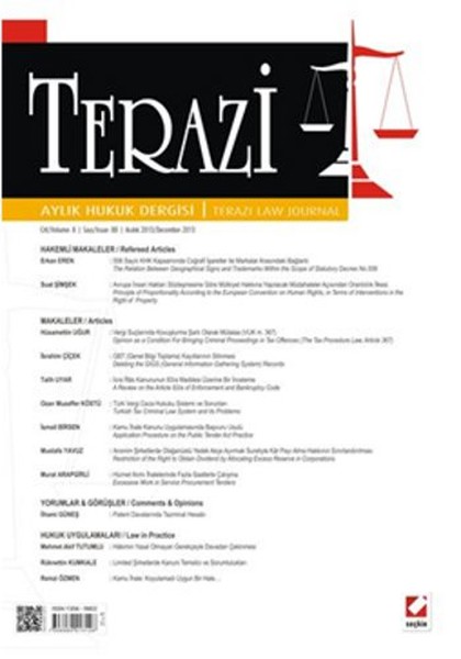 Terazi Aylık Hukuk Dergisi - Sayı 88.pdf