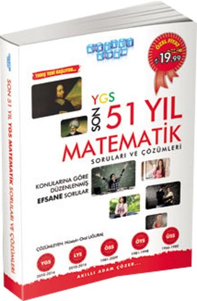 Akıllı Adam YGS Son 51 Yıl Matematik Soruları ve Çözümleri.pdf