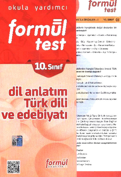 Formül 10. Sınıf Dil ve Anlatım Türk Dili ve Edebiyatı Yaprak Testler.pdf