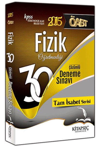 Kitapseç 2015 ÖABT Fizik 30 Çözümlü Deneme Sınavı.pdf