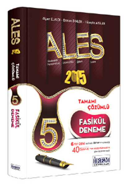 İrem 2015 Ales Tamamı Çözümlü 5 Fasikül Deneme.pdf