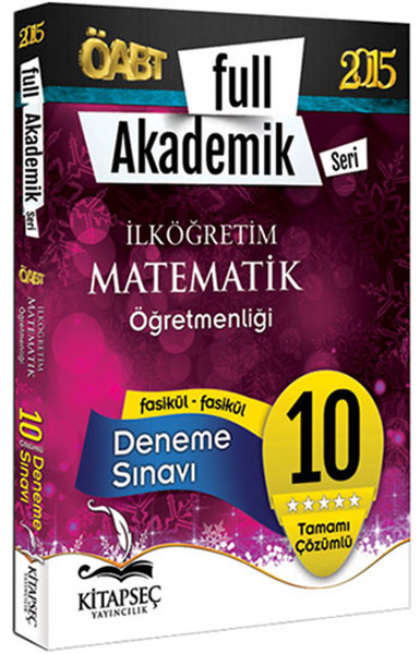 Kitapseç ÖABT2015 İlköğretim Matematik Öğretmenliği 10 Fasikül Deneme.pdf