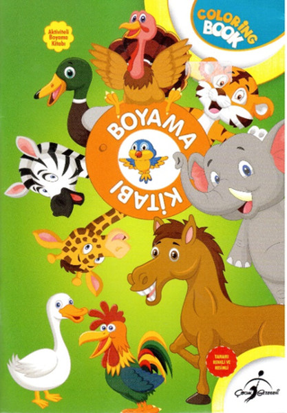 Boyama Kitabı Yeşil Hayvanlar - Aktiviteli Boyama Serisi.pdf