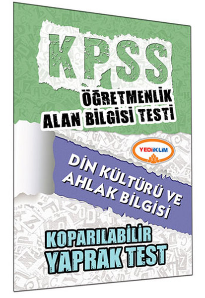 Yediiklim 2015 ÖABT Din Kültürü ve Ahlak Bilgisi Çek Kopart Yaprak Test.pdf