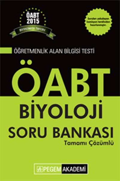 KPSS ÖABT Biyoloji Tamamı Çözümlü Soru Bankası 2015.pdf