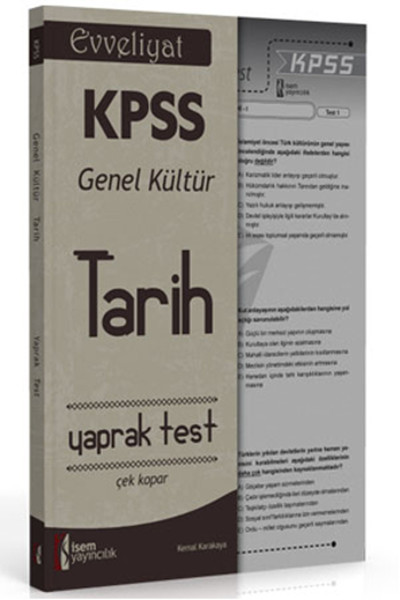 İsem Evveliyat KPSS Tarih Çek Kopar Yaprak Test 2015.pdf