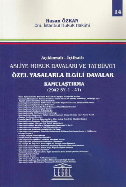 Özel Yasalarla İlgili Davalar Kamulaştırma - 14. Cilt.pdf