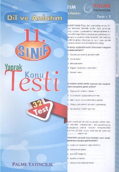Dil Anlatım Yaprak Test 11. Sınıf.pdf