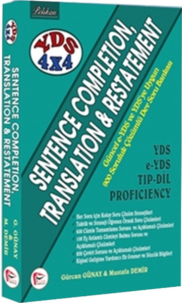 YDS 4X4 Set 1. Kitap - Sentence Completion Translation & Restatement.pdf