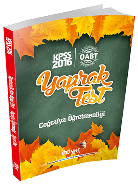 İhtiyaç ÖABT Coğrafya Öğretmenliği Çek Kopart Yaprak Test 2016.pdf