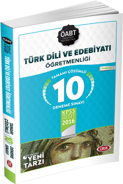 Data ÖABT Türk Dili ve Edebiyatı Öğretmenliği Tamamı Çözümlü 10 Deneme Sınavı 2016.pdf