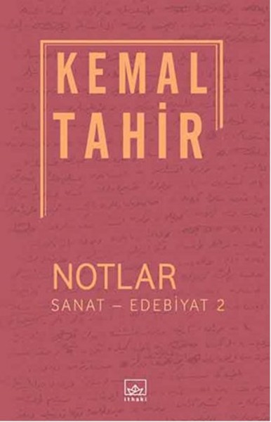 Notlar - Sanat - Edebiyat 2.pdf