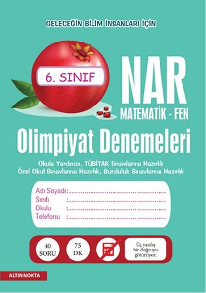 Nar Olimpiyat Denemeleri 6. Sınıf - Matematik - Fen.pdf