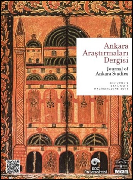 Ankara Araştırmaları Dergisi Cilt:4 Sayı: 1.pdf
