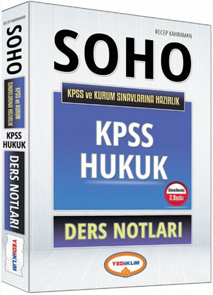 Yediiklim SOHO 2016 KPSS ve Kurum Sınavlarına Hazırlık Hukuk Ders Notları.pdf