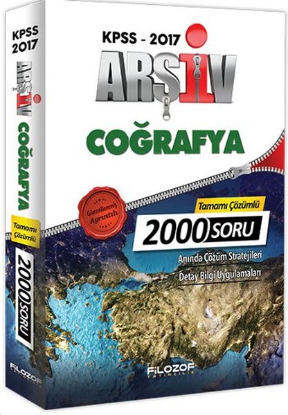 KPSS Arşiv Coğrafya Tamamı Çözümlü 2000 Soru Bankası 2017.pdf