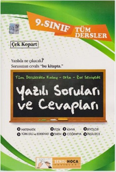 Pdf Online 9 Sinif Tum Dersler Yazili Sorulari Ve Cevaplari