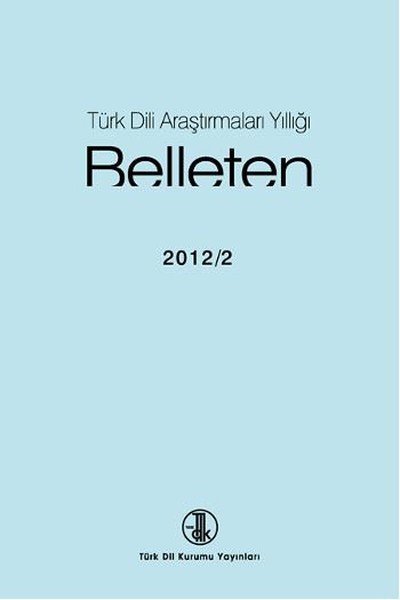 Türk Dili Araştırmaları Yıllığı-Belleten 2012/2.pdf