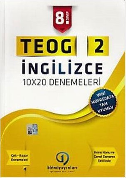 8. Sınıf TEOG 2 İngilizce.pdf