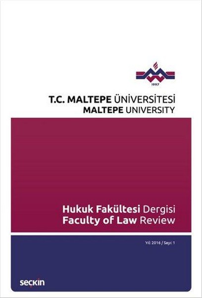 Maltepe Üniv. Hukuk Fak. Dergisi Sayı 1.pdf