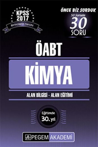 ÖABT Kimya Tamamı Çözümlü Çıkmış Sorular 2017.pdf