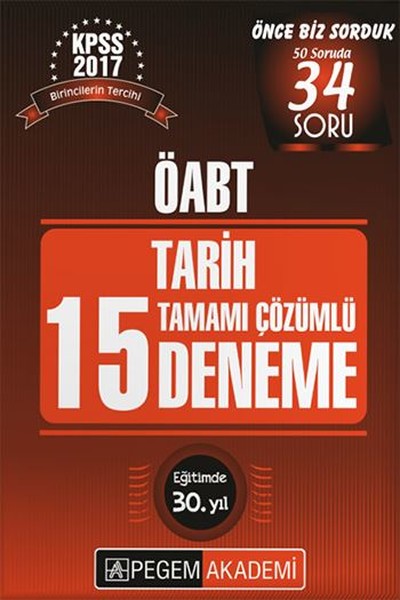 ÖABT Tarih 15 Deneme Tamamı Çözümlü Çıkmış 2017.pdf
