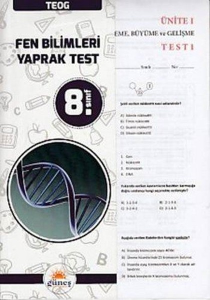 8. Sınıf TEOG Fen Bilimleri Yaprak Test.pdf