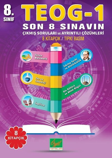 8.Sınıf TEOG 1 Son 8 Sınavın Çıkmış Soruları ve Ayrıntılı Çözümleri.pdf