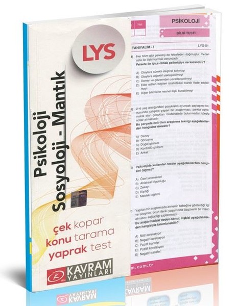LYS Psikoloji Sosyoloji Mantık Yaprak Test.pdf