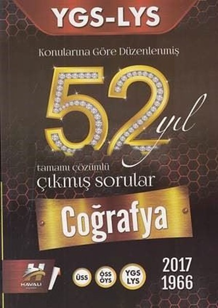 PDF Online YGS-LYS COĞRAFYA 52 YIL TAMAMI ÇÖZÜMLÜ ÇIKMIŞ SORULAR